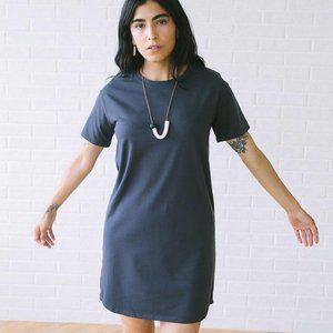 tradlands 🌿 baja tshirt dress in graphite